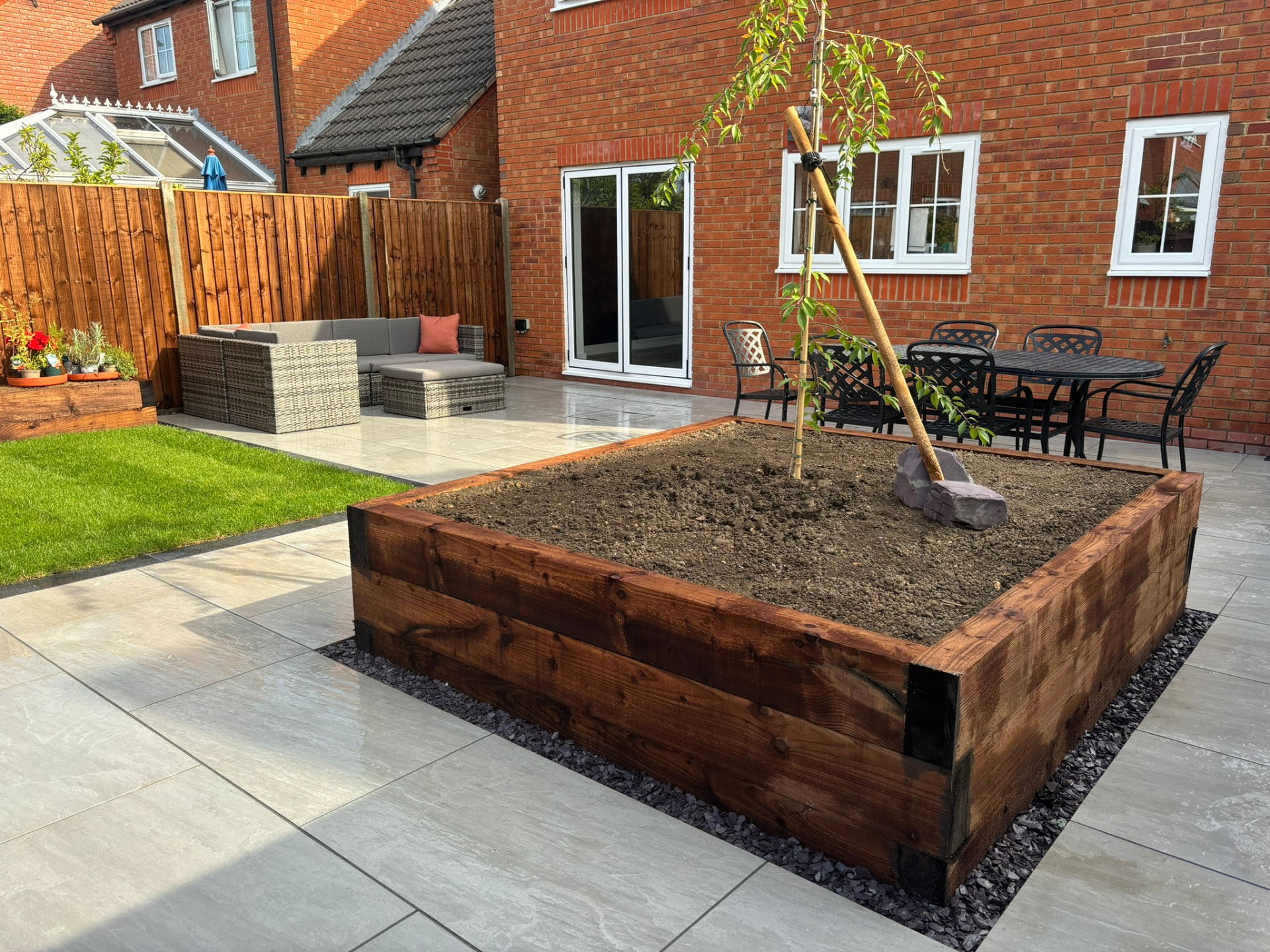 Modern Family Garden in Churchdown